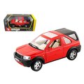 Bearhug B  1 by 24 Land Rover Freelander Collectable Diecast Model Car; Red BE994276